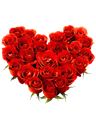 Cuore di rose rosse
